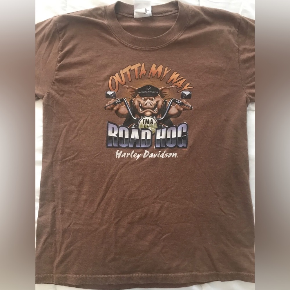 2008 Harley Davidson Outta My Way I'm a Road Hog Reno Nevada Size Large TShirt